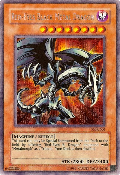 Image for Red-Eyes Black Metal Dragon (Forbidden Memories) (Yu-Gi-Oh! Video Game Promotional Cards) (FMR-001) - YuGiOh