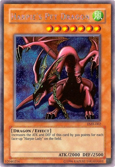 Image for Harpie's Pet Dragon (Forbidden Memories) (Yu-Gi-Oh! Video Game Promotional Cards) (FMR-002) - YuGiOh