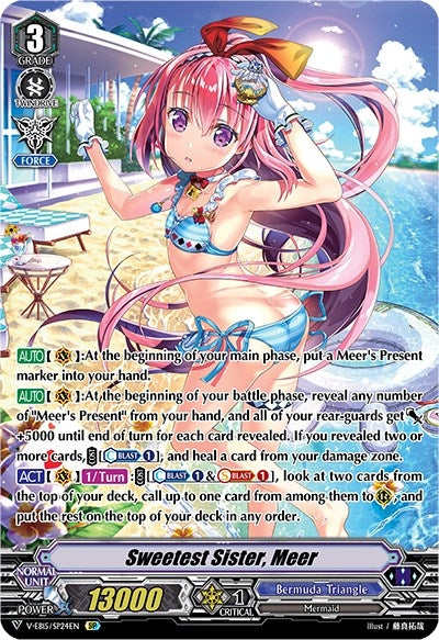 Image for Sweetest Sister, Meer (Swimsuit SP) (V-EB15: Twinkle Melody) (V-EB15/SP24EN) - Cardfight Vanguard