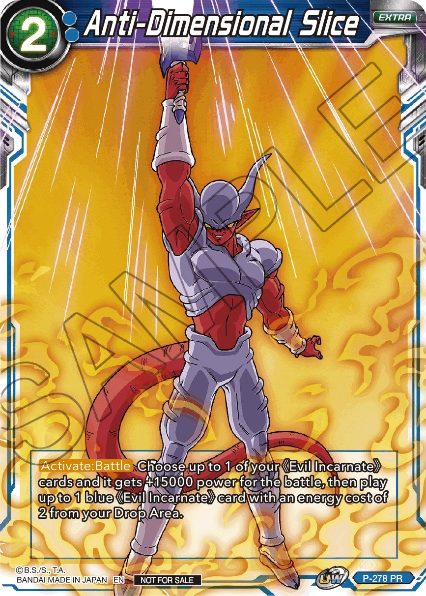 Image for Anti-Dimensional Slice (Unison Warrior Series Tournament Pack Vol.3) (Tournament Promotion Cards) (P-278) - Dragon Ball Super: Masters