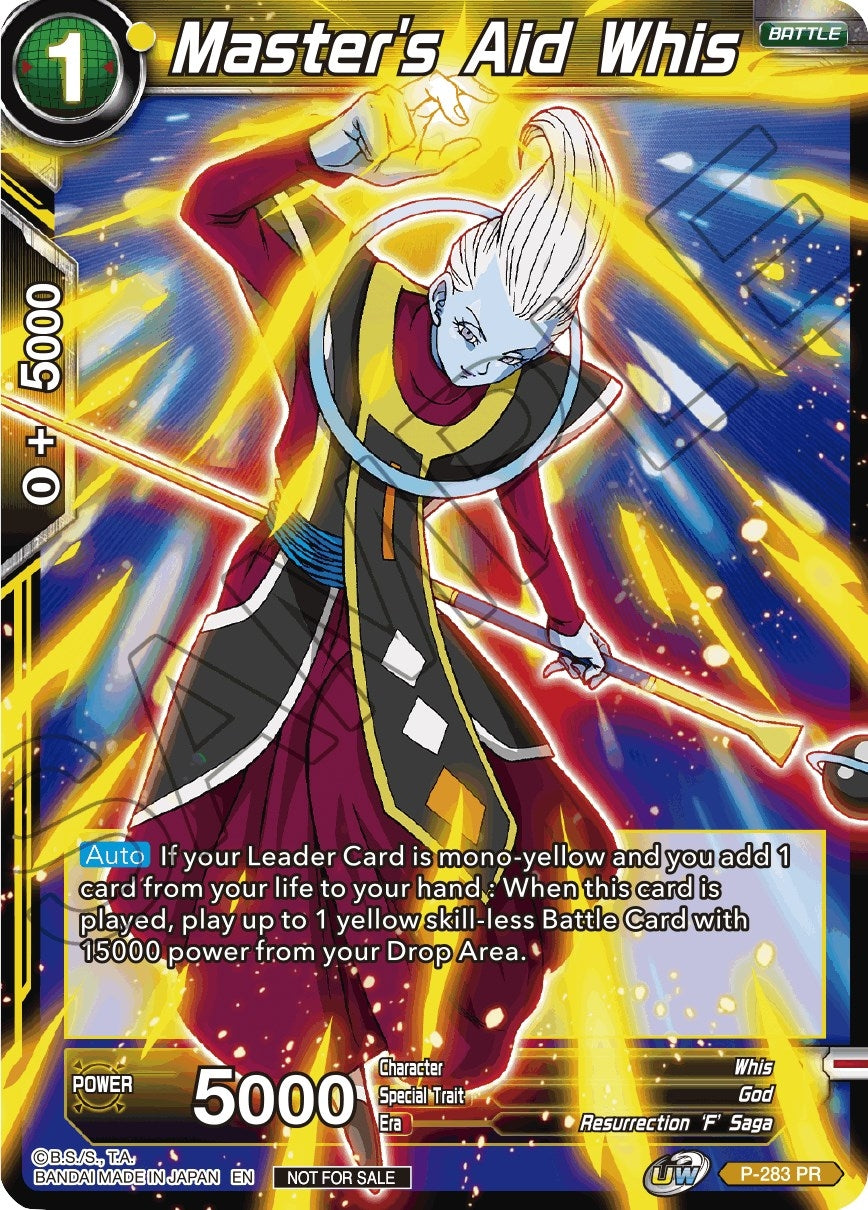 Image for Master's Aid Whis (Unison Warrior Series Tournament Pack Vol.3) (Tournament Promotion Cards) (P-283) - Dragon Ball Super: Masters