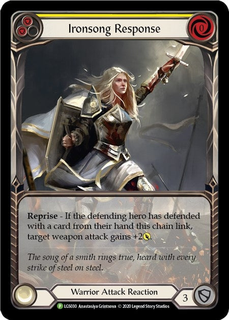 Image for Ironsong Response (Yellow) - LGS030 (Flesh and Blood: Promo Cards) (LGS030) - Flesh and Blood TCG