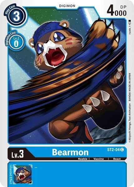 Image for Bearmon (ST-2) (ST2-04 C) - Digimon Card Game