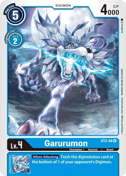 Image for Garurumon (ST-2) (ST2-06 U) - Digimon Card Game