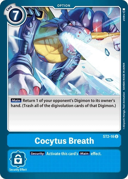Image for Cocytus Breath (ST-2) (ST2-16 U) - Digimon Card Game