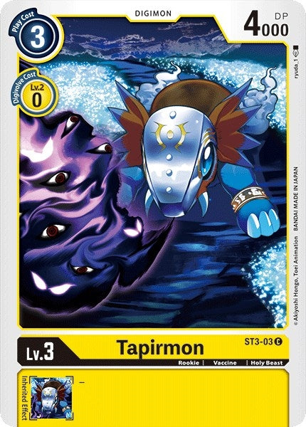 Image for Tapirmon (ST-3) (ST3-03 C) - Digimon Card Game