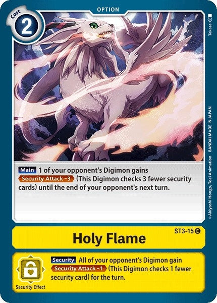 Image for Holy Flame (ST-3) (ST3-015 C) - Digimon Card Game