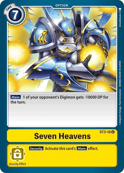 Image for Seven Heavens (ST-3) (ST3-16 U) - Digimon Card Game