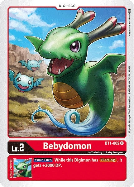 Image for Bebydomon (BT01-03A) (BT1-002 U) - Digimon Card Game