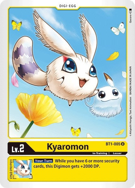 Image for Kyaromon (BT01-03A) (BT1-005 U) - Digimon Card Game
