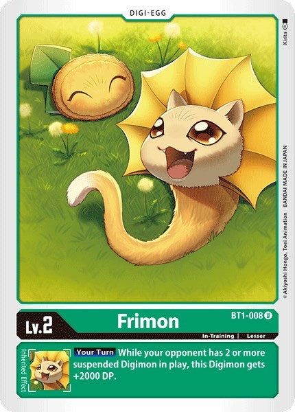Image for Frimon (BT01-03A) (BT1-008 U) - Digimon Card Game