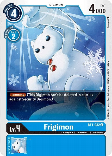 Image for Frigimon (BT01-03A) (BT1-032 C) - Digimon Card Game
