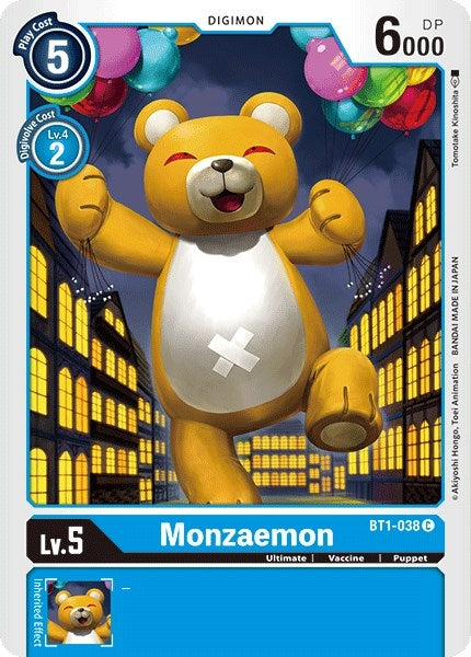 Image for Monzaemon (BT01-03A) (BT1-038 C) - Digimon Card Game