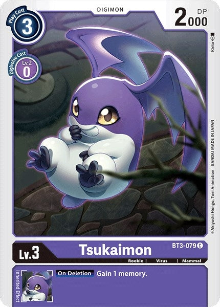 Image for Tsukaimon - BT3-079 (BT01-03A) (BT3-079 C) - Digimon Card Game