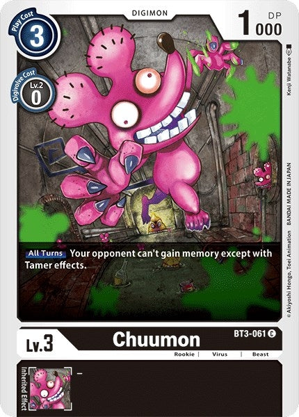Image for Chuumon (BT01-03A) (BT3-061 C) - Digimon Card Game