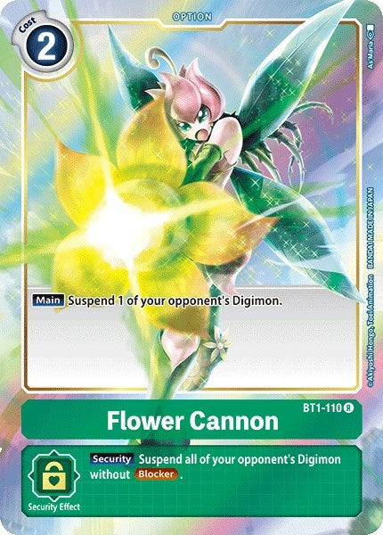 Image for Flower Cannon (Alternate Art) (BT01-03A) (BT1-110 R) - Digimon Card Game