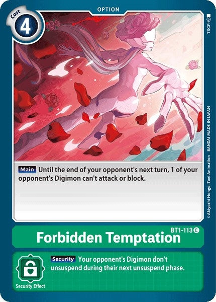 Image for Forbidden Temptation (BT01-03A) (BT1-113 C) - Digimon Card Game