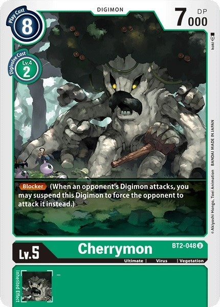Image for Cherrymon (BT01-03A) (BT2-048 U) - Digimon Card Game