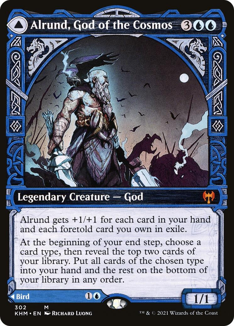 Image for Alrund, God of the Cosmos (Showcase) (Kaldheim) (302) - Magic: The Gathering