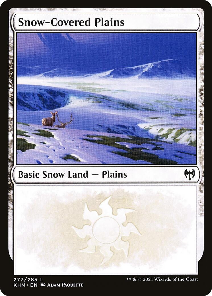 Image for Snow-Covered Plains (277) (Kaldheim) (277) - Magic: The Gathering