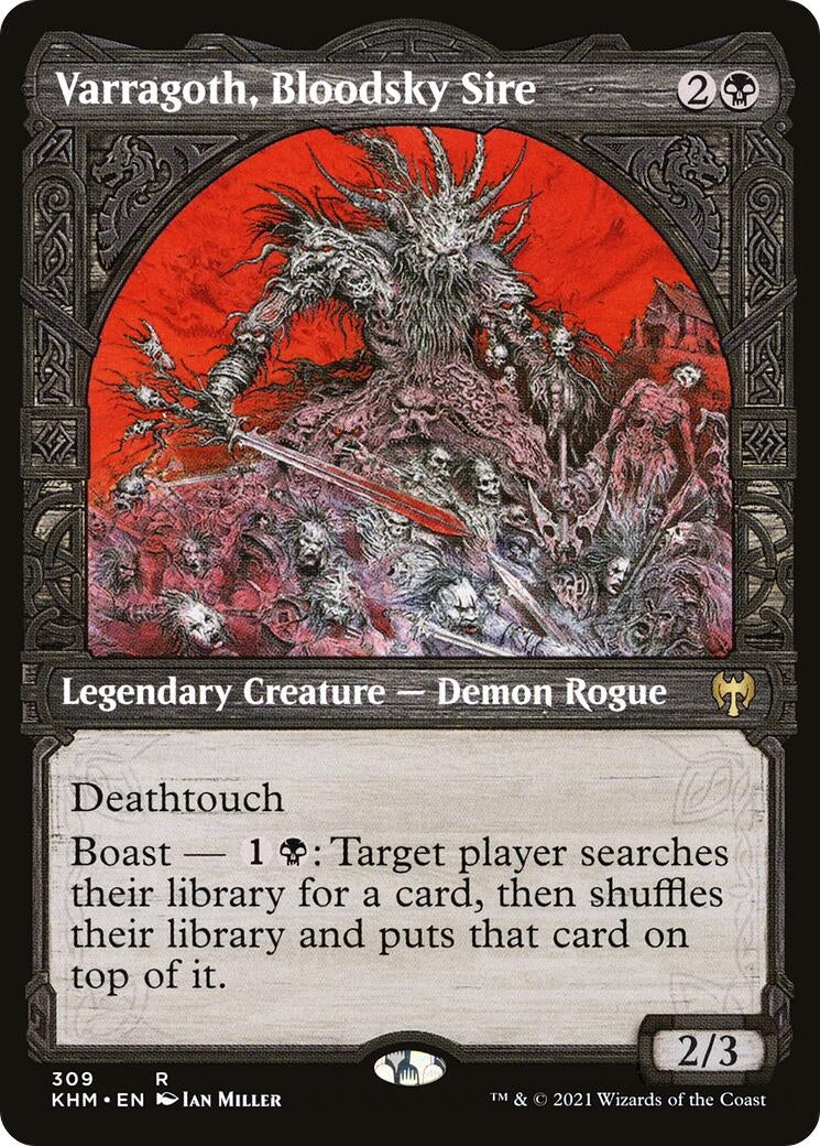 Image for Varragoth, Bloodsky Sire (Showcase) (Kaldheim) (309) - Magic: The Gathering