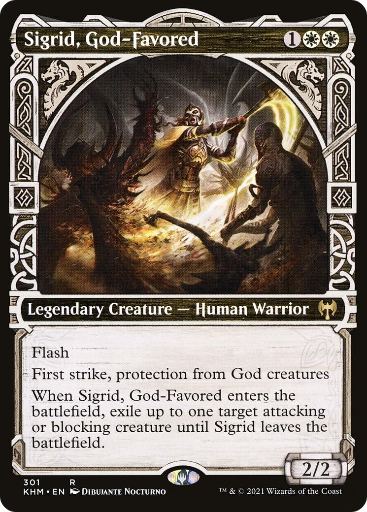 Image for Sigrid, God-Favored (Showcase) (Kaldheim) (301) - Magic: The Gathering