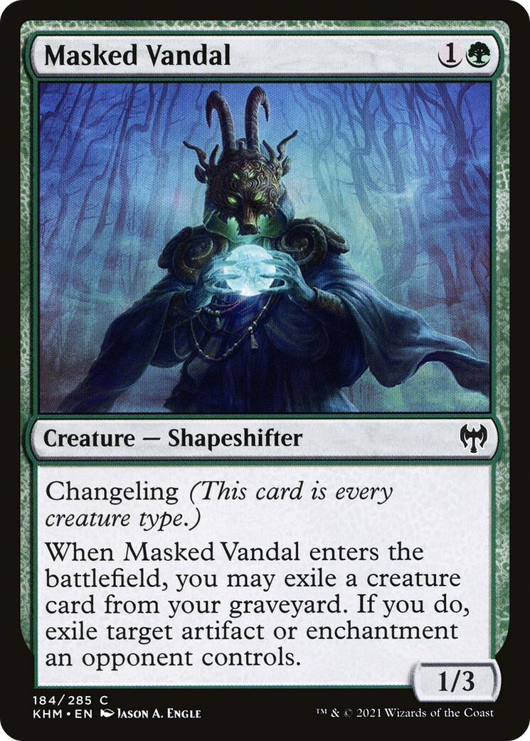 Image for Masked Vandal (Kaldheim) (184) - Magic: The Gathering