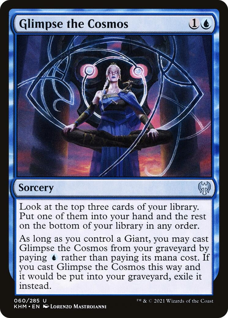 Image for Glimpse the Cosmos (Kaldheim) (60) - Magic: The Gathering