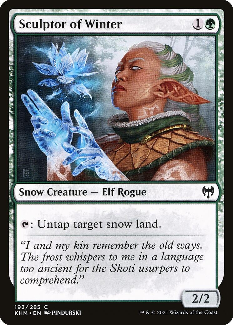 Image for Sculptor of Winter (Kaldheim) (193) - Magic: The Gathering