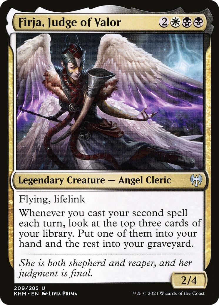 Image for Firja, Judge of Valor (Kaldheim) (209) - Magic: The Gathering