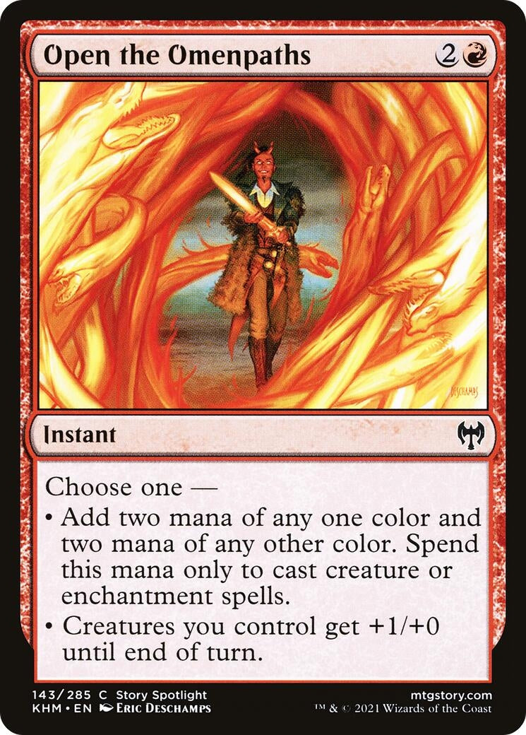 Image for Open the Omenpaths (Kaldheim) (143) - Magic: The Gathering