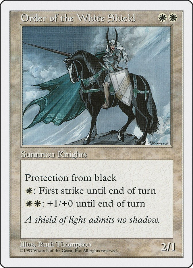 Image for Order of the White Shield (Fifth Edition) - Magic: The Gathering