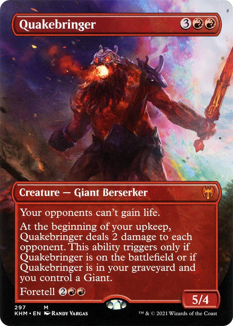 Image for Quakebringer (Borderless) (Kaldheim) (297) - Magic: The Gathering