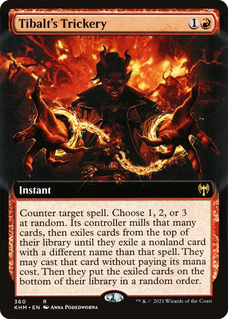 Image for Tibalt's Trickery (Extended Art) (Kaldheim) (360) - Magic: The Gathering