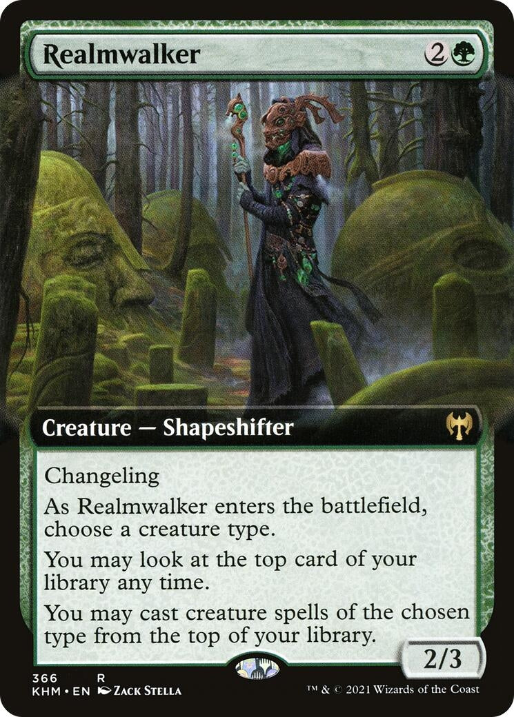 Image for Realmwalker (Extended Art) (Kaldheim) (366) - Magic: The Gathering