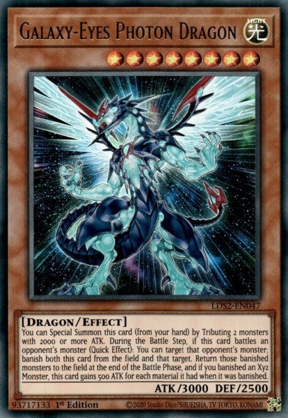 Image for Galaxy-Eyes Photon Dragon (Legendary Duelists: Season 2) (LDS2-EN047) - YuGiOh