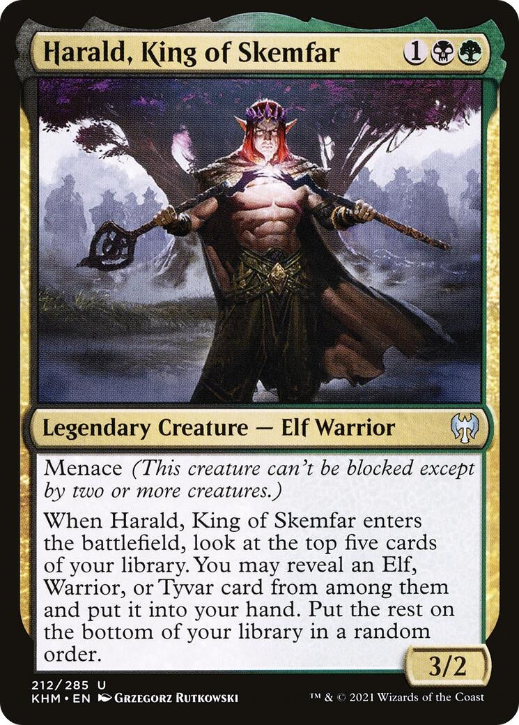 Image for Harald, King of Skemfar (Kaldheim) (212) - Magic: The Gathering