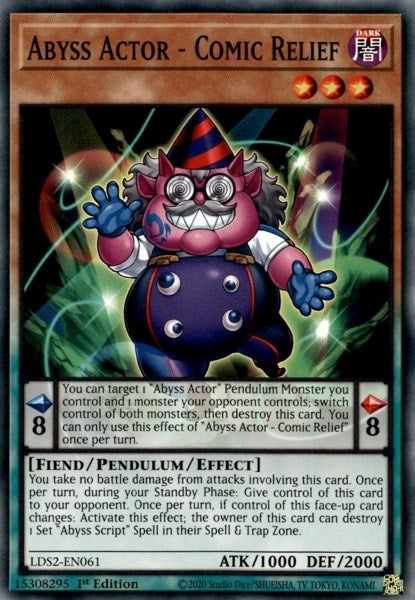 Image for Abyss Actor - Comic Relief (Legendary Duelists: Season 2) (LDS2-EN061) - YuGiOh