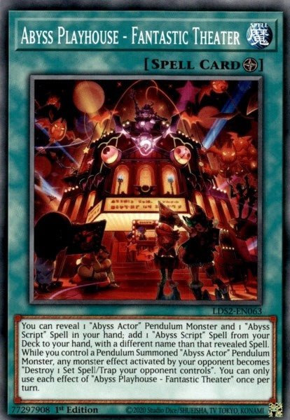 Image for Abyss Playhouse - Fantastic Theater (Legendary Duelists: Season 2) (LDS2-EN063) - YuGiOh