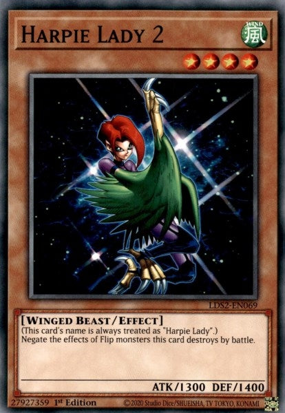 Image for Harpie Lady 2 (Legendary Duelists: Season 2) (LDS2-EN069) - YuGiOh