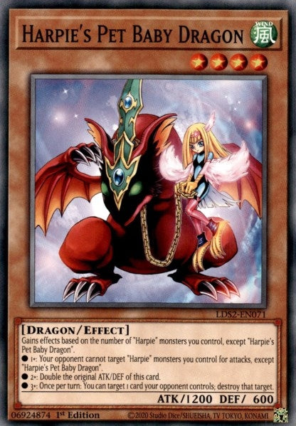 Image for Harpie's Pet Baby Dragon (Legendary Duelists: Season 2) (LDS2-EN071) - YuGiOh