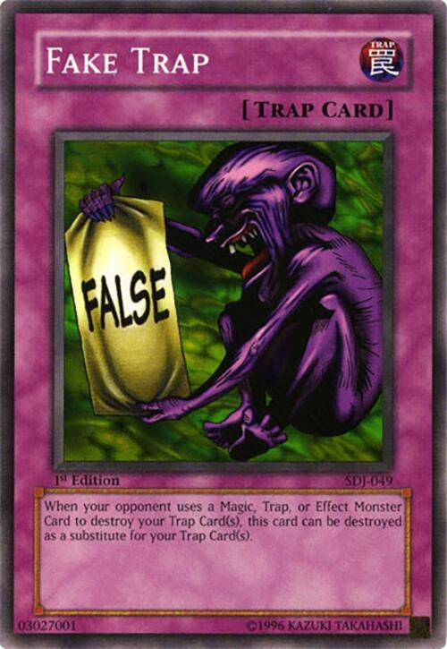 Image for Fake Trap (Starter Deck: Joey) (SDJ-049) - YuGiOh