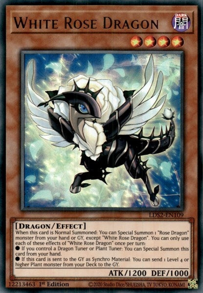 Image for White Rose Dragon (Legendary Duelists: Season 2) (LDS2-EN109) - YuGiOh