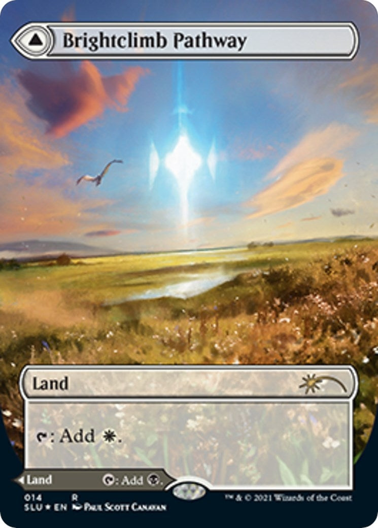 Image for Brightclimb Pathway (Borderless) (Secret Lair Series) (14) - Magic: The Gathering