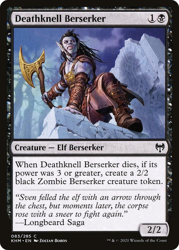 Image for Deathknell Berserker (Kaldheim) (83) - Magic: The Gathering