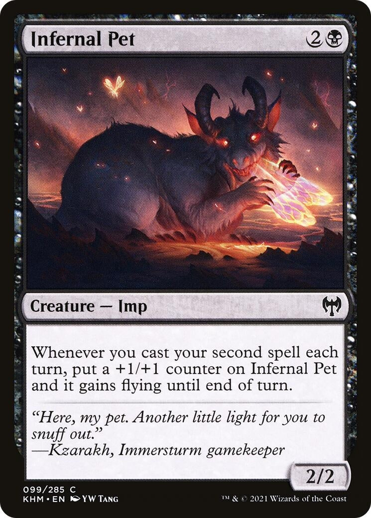 Image for Infernal Pet (Kaldheim) (99) - Magic: The Gathering
