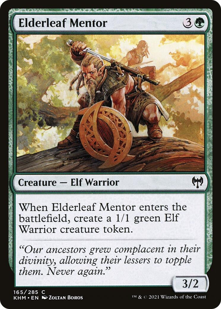 Image for Elderleaf Mentor (Kaldheim) (165) - Magic: The Gathering