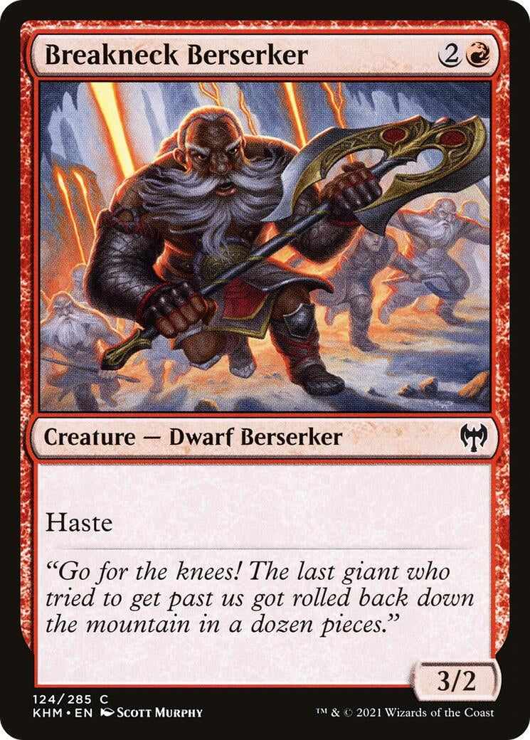 Image for Breakneck Berserker (Kaldheim) (124) - Magic: The Gathering