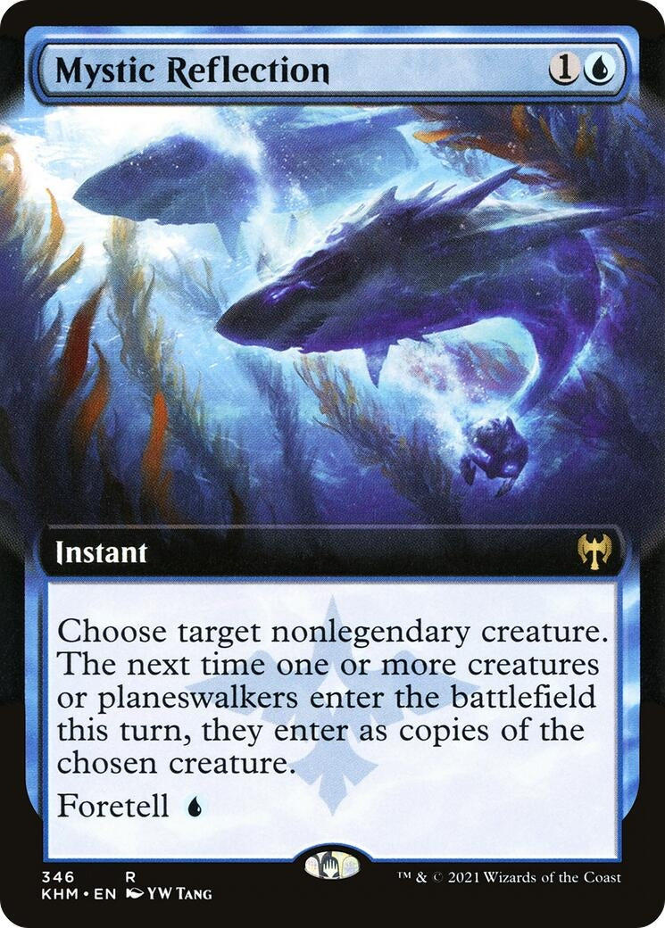 Image for Mystic Reflection (Extended Art) (Kaldheim) (346) - Magic: The Gathering
