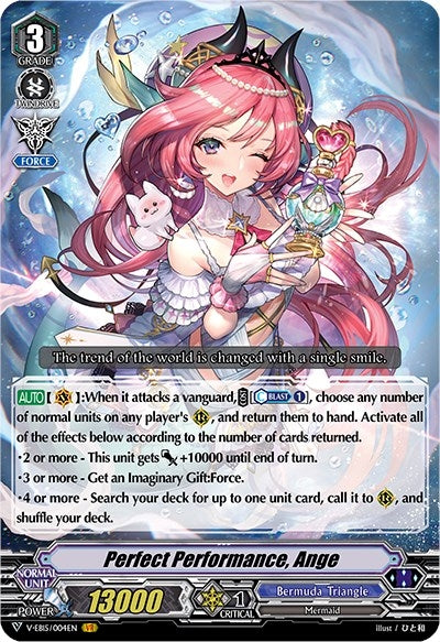 Image for Perfect Performance, Ange (V-EB15: Twinkle Melody) (V-EB15/004EN) - Cardfight Vanguard